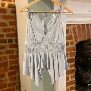 NWT Anthropologie Baby Blue Tank